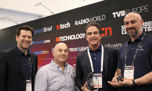 Vislink Wins TV Tech NAB Best of Show Award for world’s smallest cellular bonding transmitter, DragonFly V 5G 